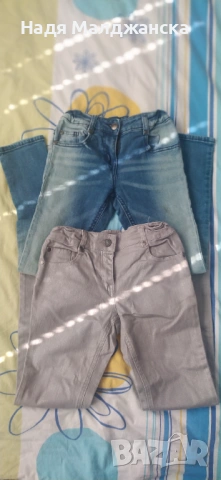Два чифта дънки за момиче , снимка 8 - Детски панталони и дънки - 53694419