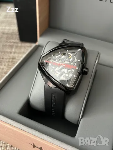 Оригинален часовник Hamilton Ventura Elvis 80 Skeleton H24535331, снимка 2 - Мъжки - 47141312
