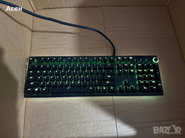 Клавиатура Gaming Razer Huntsman Elite, Механична, Linear-optical switch, Black уникална клавиатура , снимка 2 - Дънни платки - 39332103
