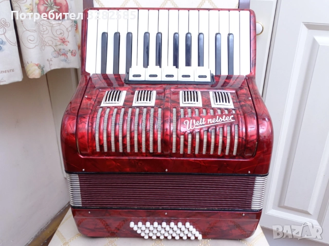 Акордеон Велтмайстер 40 баса, снимка 5 - Акордеони - 52131191