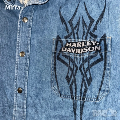 2006 Harley Davidson Denim Елек, снимка 3 - Суичъри - 52057251