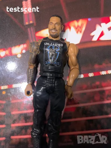 Екшън фигура WWE Roman Reigns Basic Series mattel Роман Рейнс Big Dog The Shield Logo играчка, снимка 2 - Колекции - 48384776