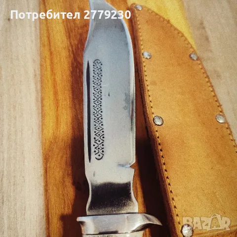 Ловен масивен нож ръчна изработка Нов!, снимка 14 - Ножове - 49966935