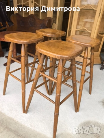 Бар стол - налични 4 броя, снимка 9 - Столове - 53817453