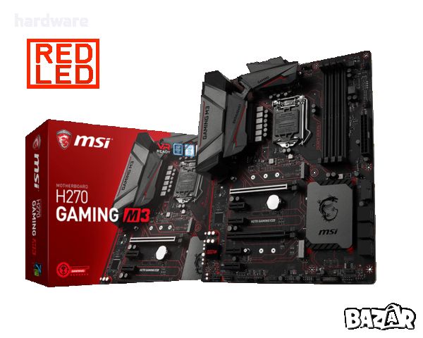 msi H270 GAMING M3 socket 1151, снимка 4 - Дънни платки - 46323687