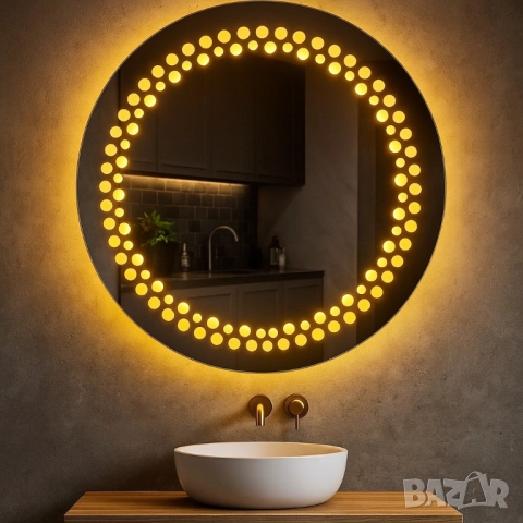Луксозно огледало с LED осветление и сензорна технология