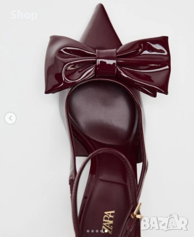 🌼 Обувки на ток на Zara , снимка 5 - Дамски обувки на ток - 53774353