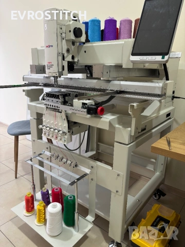 шенилна бродираща машина - самостоятелна глава, 24м гаранция, опция лизинг