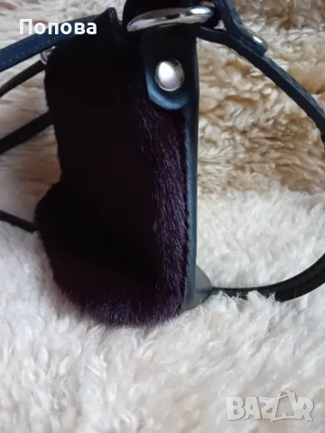 "Vera Pelle" естествена кожа малка чанта, снимка 2 - Чанти - 49235671