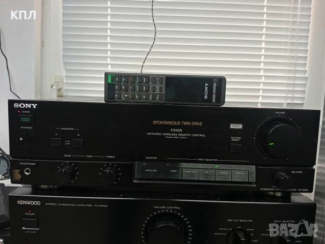 Усилвател SONY TA-F 310 + дистанционно управление , снимка 6 - Ресийвъри, усилватели, смесителни пултове - 53721683