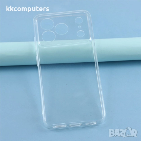 Калъф с протектор за Doogee Note 56 – мек TPU удароустойчив калъф, прозрачен или черен, снимка 4 - Калъфи, кейсове - 52477581