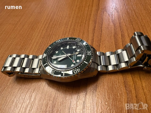 Seiko Prospex Marine Green GMT, снимка 4 - Мъжки - 54078028