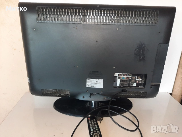 Работещ 32 инчов LCD телевизор марка Самсунг модел LE32A436T1D SAMSUNG със забележка, снимка 5 - Телевизори - 53597576