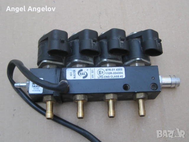 Инжекторна рейка  IG1 Rail Black body 4 цил. за газов инжекцион  67R-01 4303, 110R-004304