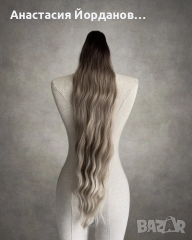 ЕКСТЕНШЪН ОПАШКА ЩИПКА ОМБРЕ, снимка 3 - Аксесоари за коса - 53792802