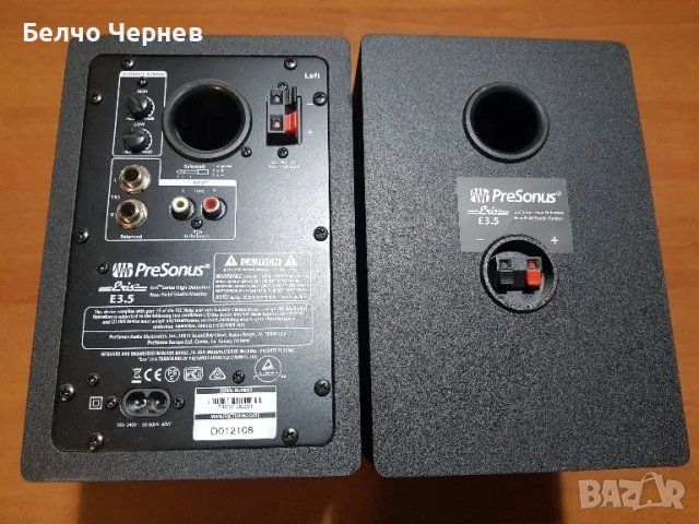 Комплект мониторни тонколони 3.5" активна+пасивна PreSonus Eris

, снимка 2 - Тонколони - 48634171