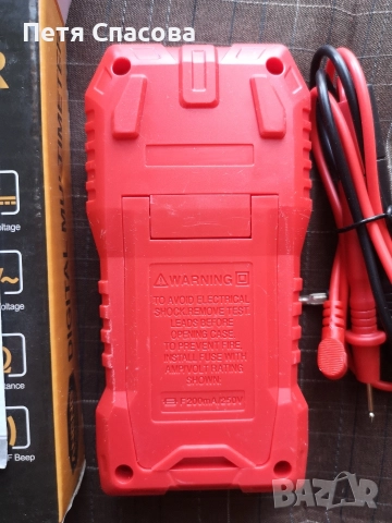 Мултиметър / Мултицет ANENG SZ06, снимка 10 - Друга електроника - 52776850