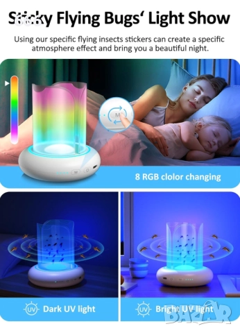 Капан за летящи насекоми, снимка 4 - Друга електроника - 52894199