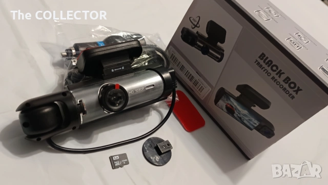 Автомобилен видеорегистратор с 2 камери – Full HD + 32GB карта