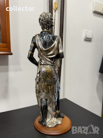 Италианска сребърна фигура Clarté от серията на Masai. №7989, снимка 6 - Антикварни и старинни предмети - 53933789