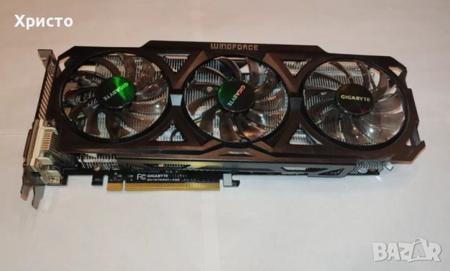 gigabyte gtx 760 windforce 3x 4gb, снимка 1 - Геймърски - 46018964