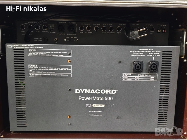 тонколони 12" DYNACORD  C12-2 активен мишпулт професионално стъпало DYNACORD PowerMate 500 , снимка 9 - Ресийвъри, усилватели, смесителни пултове - 54254009