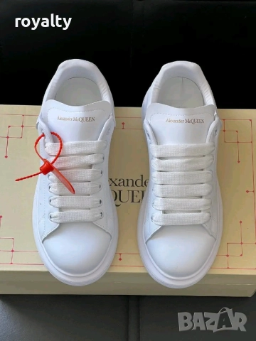 Alexander McQueen Бели Маратонки 36-45 Номер , снимка 2 - Маратонки - 52811732