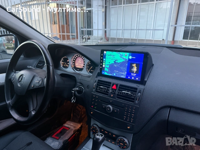 9" Мултимедия Mercedes W204 C-Class Мерцедес Android 15 Навигация, снимка 3 - Аксесоари и консумативи - 45760357