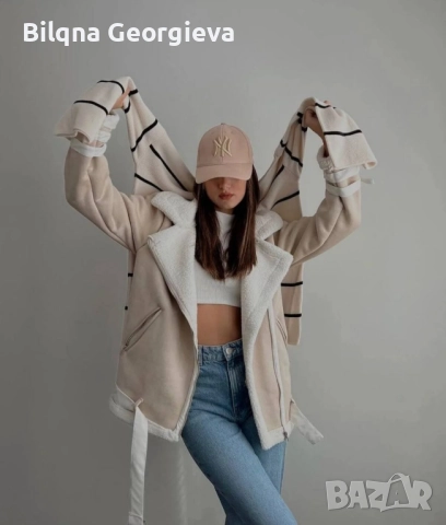 Дамско велурено яке , снимка 2 - Якета - 52616689