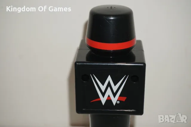 Рядък Оригинален Кеч Микрофон WWE WWF Raw Big Talker Electronic Wrestling Microphone 2013, снимка 5 - Микрофони - 48770258