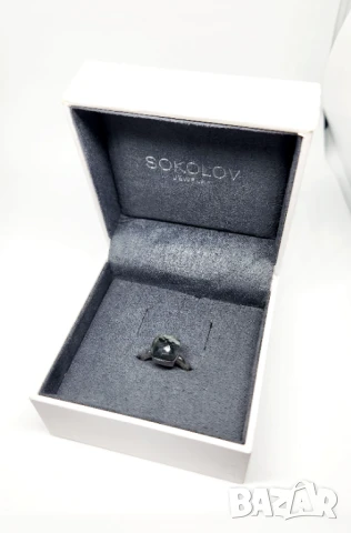 Пръстен Sokolov сив камък, снимка 4 - Пръстени - 50852921