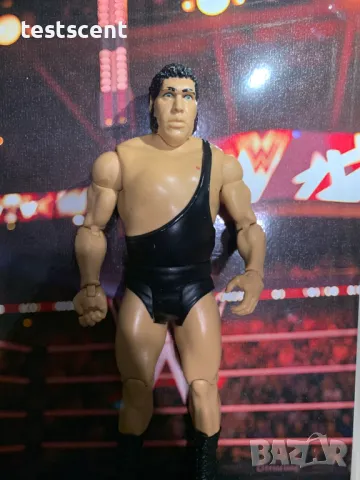 Екшън фигура WWE Andre the Giant Андре Гиганта играчка figure Mattel Basic Series, снимка 5 - Фигурки - 49146283