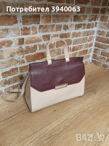 Дамска чанта от естествена кожа , снимка 2 - Чанти - 52674129