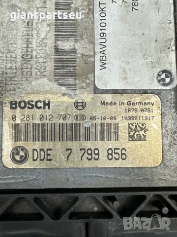 ECU Компютър Двигател за БМВ BMW E90 E60 3.0d 7799856, снимка 2 - Части - 49262156