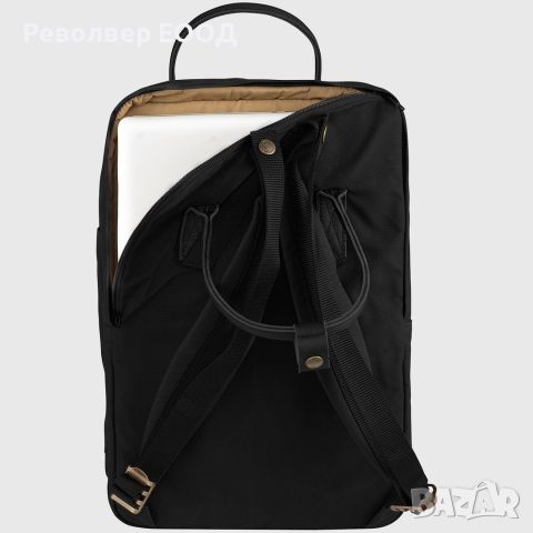 Раница Fjall Raven - Kanken No2 Laptop 15", в цвят Black / Black, снимка 5 - Екипировка - 45287845