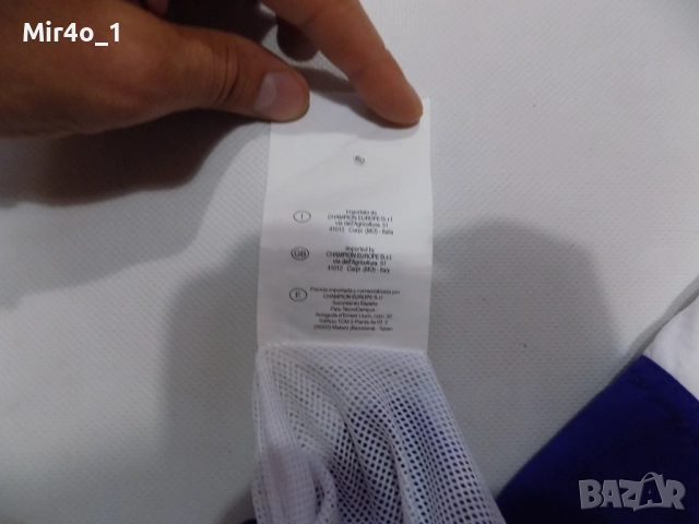 горнище champion vintage retro яке анорак ветровка худи суичър блуза елек екип мъжко оригинално S, снимка 9 - Спортни дрехи, екипи - 47884436