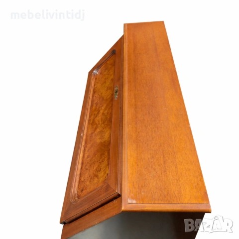 Старинно писалище тип „секретер“, изработено от масивно дъбово дърво, снимка 5 - Антикварни и старинни предмети - 53692592