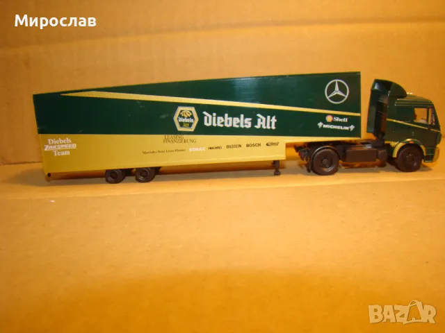 HERPA H0 1/87 MERCEDES BENZ КАМИОН МОДЕЛ КОЛИЧКА, снимка 5 - Колекции - 48603442