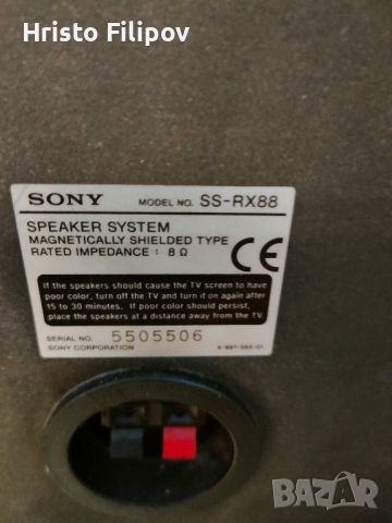 Тонколони Sony Rx88 , снимка 3 - Тонколони - 45496435