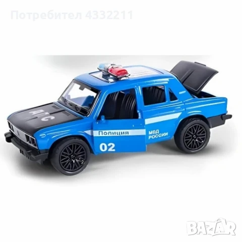 Метална ретро кола с отварящи се врати – Идеален избор за колекционери и малки фенове на автомобили, снимка 4 - Коли, камиони, мотори, писти - 51117641