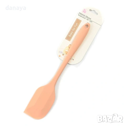 6535 Кухненска силиконова шпатула, 27 см, снимка 2 - Прибори за хранене, готвене и сервиране - 54014713