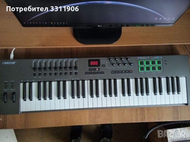 Nektar Impact LX61+ MIDI клавиатура / контролер, снимка 2 - Други - 45716470