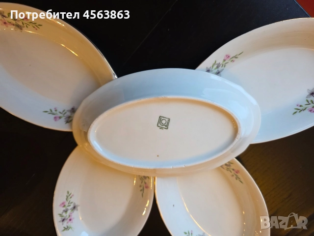 Порцеланови елипси , снимка 2 - Чинии - 52592952