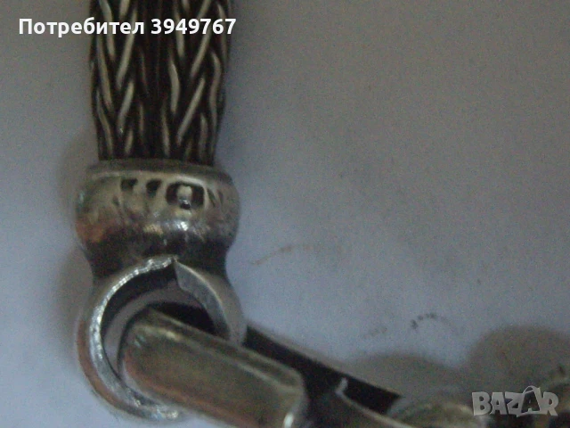 Стара ммасивна сребърнна огърлица., снимка 5 - Колиета, медальони, синджири - 50835289