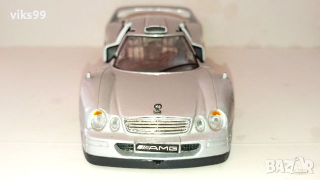 Mercedes Benz CLK-GTR Street Version MAISTO 1:26, снимка 6 - Колекции - 42605196