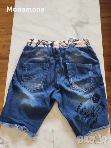 Дънкови панталонки Паус, снимка 2 - Къси панталони и бермуди - 46372992