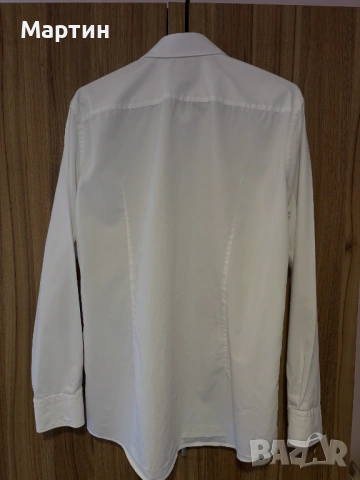 Мъжка риза HUGO C-Jenno Slim fit Easy iron, снимка 4 - Ризи - 53793449