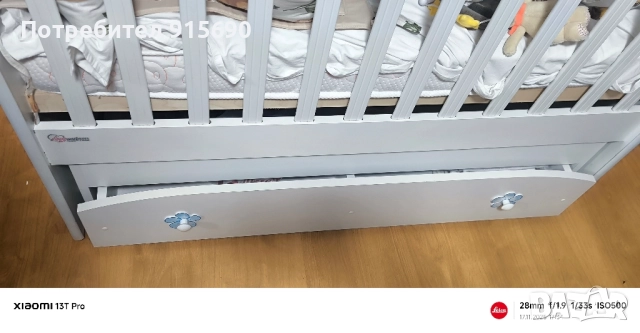 Детско легло , люлящо , чекмедже, снимка 4 - Бебешки легла и матраци - 52448407