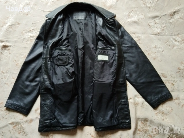 Мъжко кожено яке CANDA - размер XL/XXL, снимка 4 - Якета - 53488970