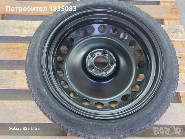 Резервна гума/патерица 19ка 5х112 Audi, снимка 2 - Гуми и джанти - 54258714